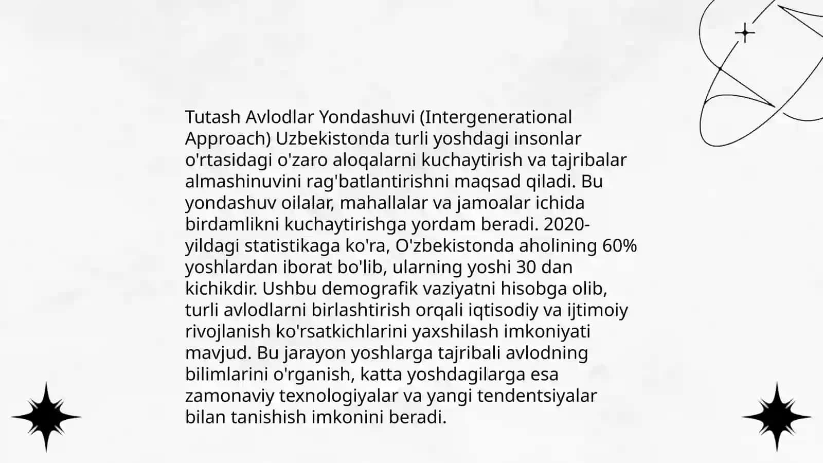 Tutash avlodlar iqtisodiy oʻsish modeli 4