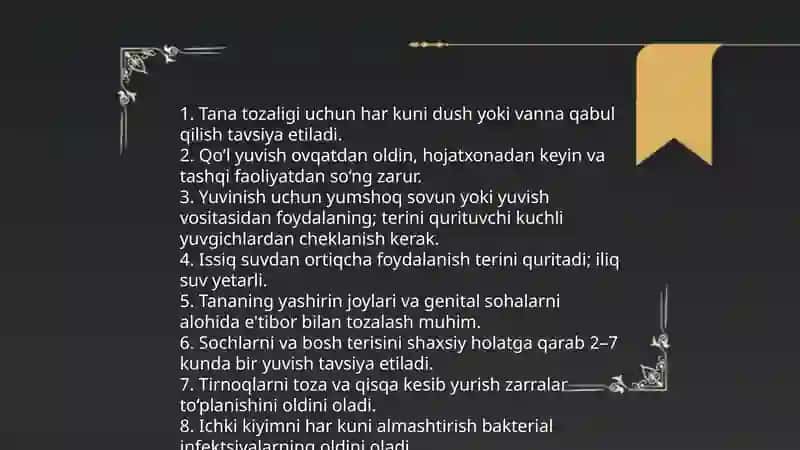 Shaxaiy va umumiy gigyena 4