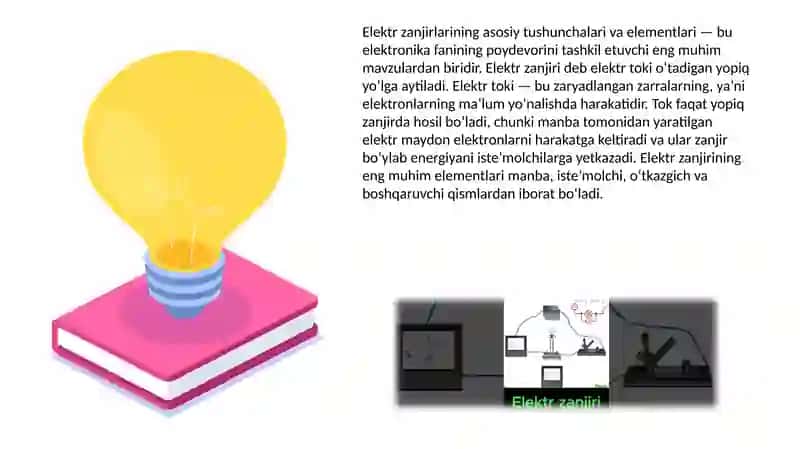 Taqdimot. Elektronika va sxemalar 4