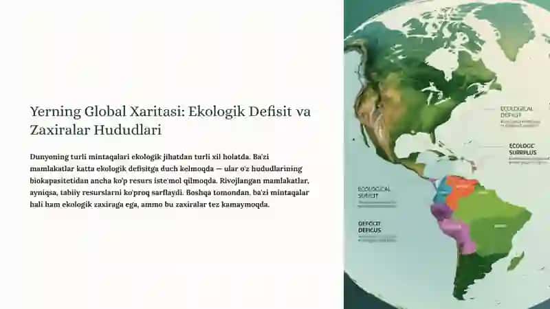 Inson Faoliyatining Global Ekologik Izlari 4