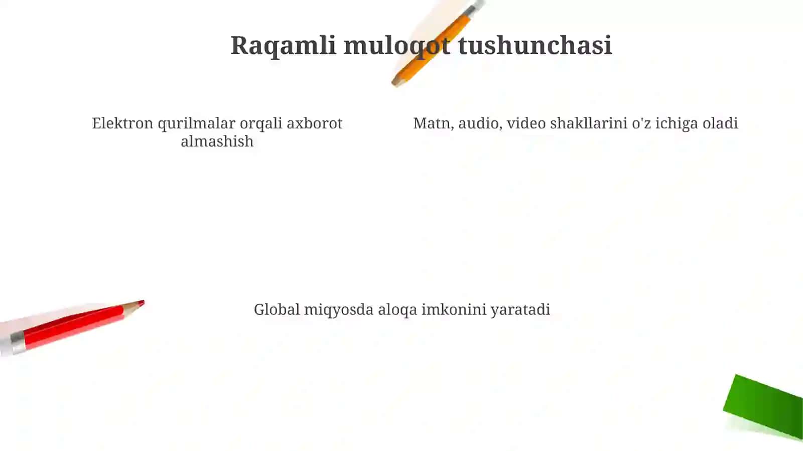 Raqamli muloqot tushunchasi 4