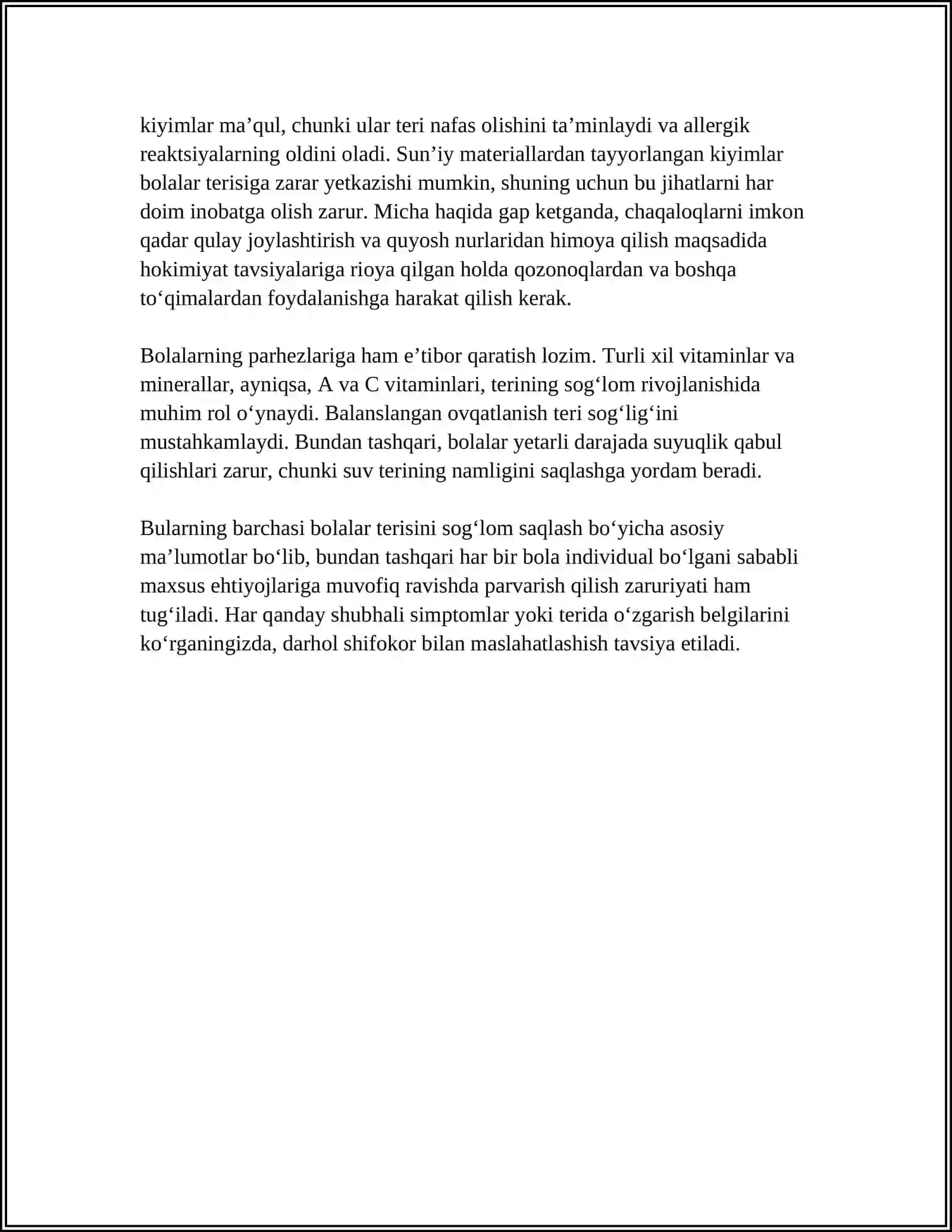BOLALAR KOSMETIKASI 4