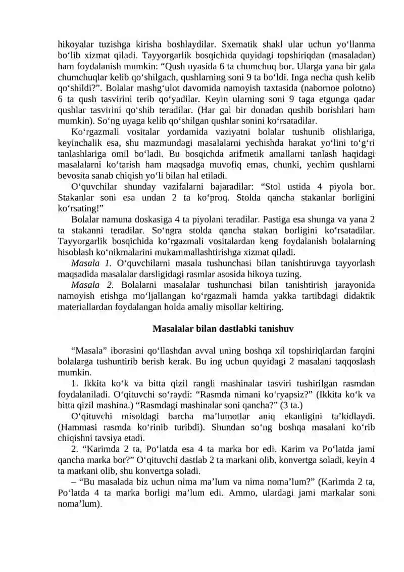 МAТЕМAТИКА BОШЛАНГИЧ КУРСИ 4