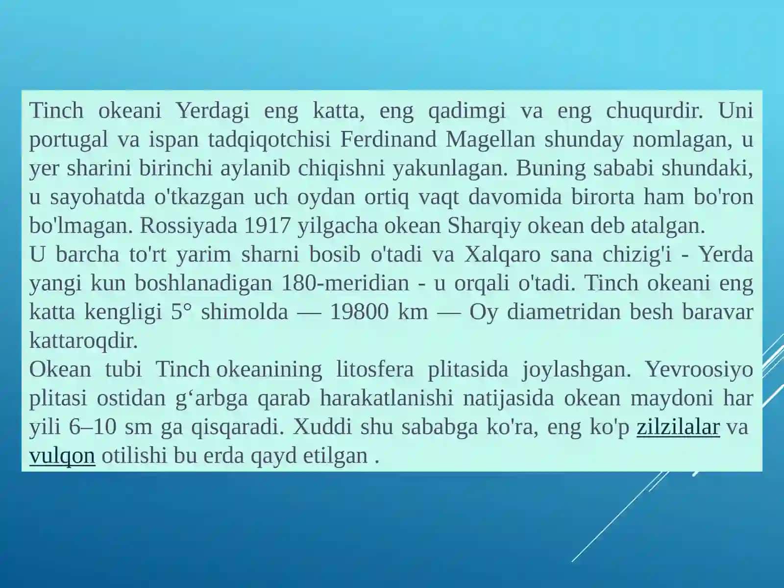Gidrosferaning tarkibiy qismlari 4