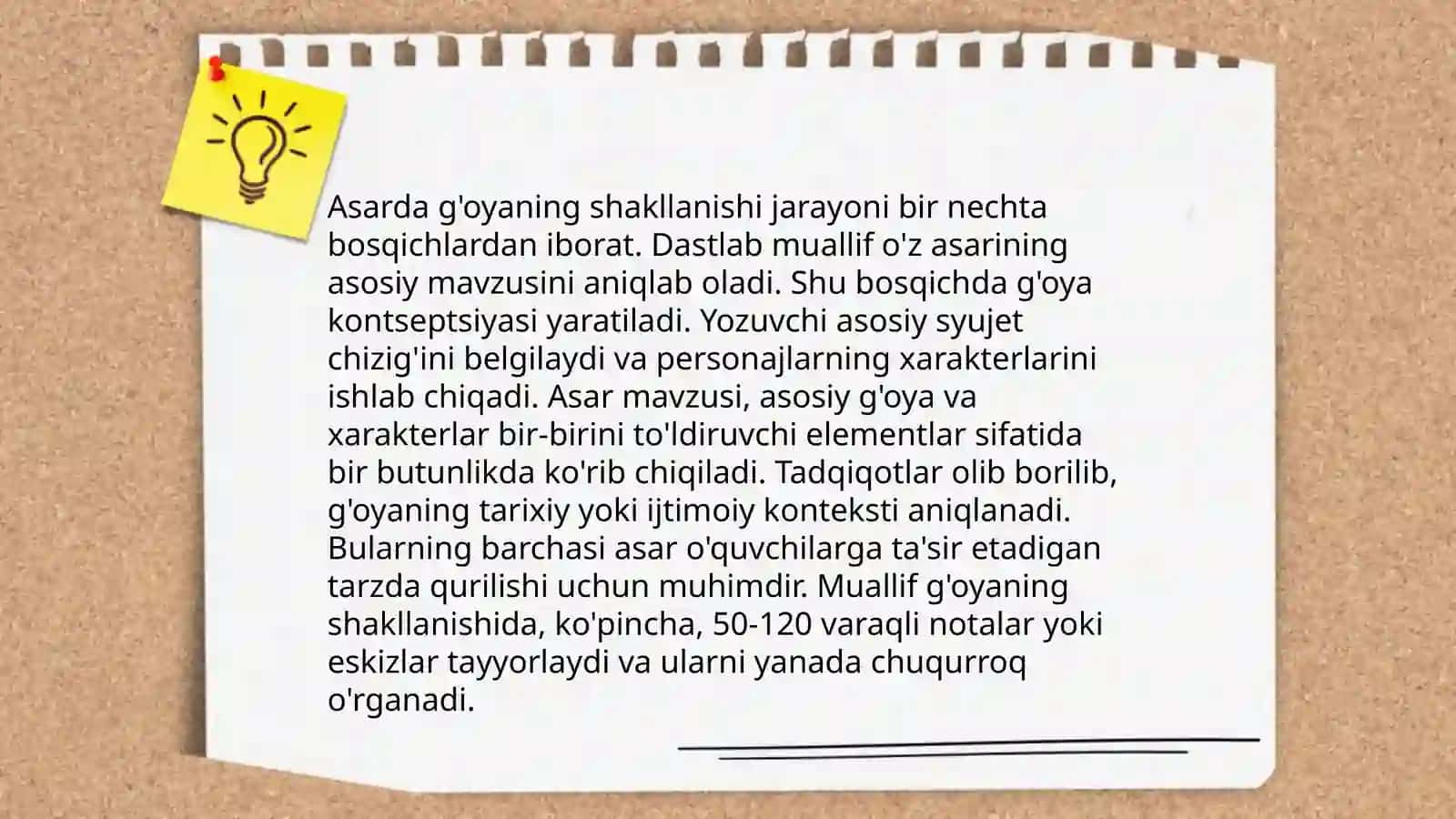 Asarda mavzuning anglanishi 4