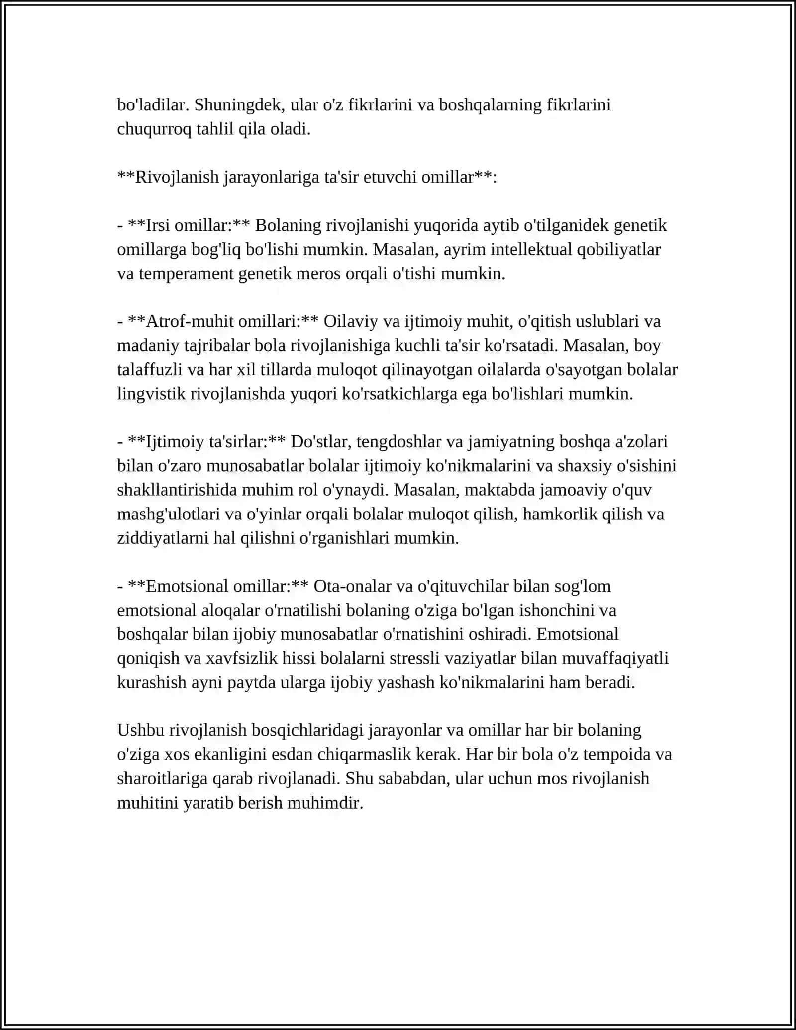 TURLI YOSHDAGI BOLALARNING PSIXOLOGIK RIVOJLANISH QONUNIYATLARINI ÕRGANISH 4
