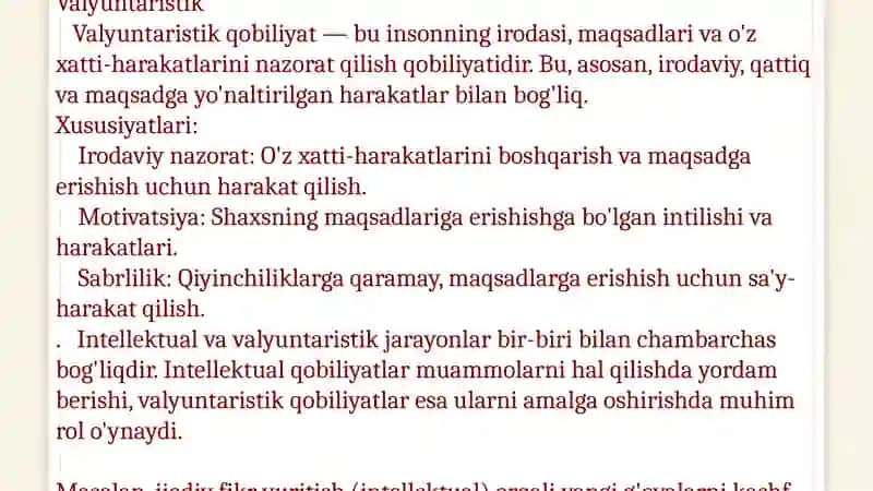 Intellektual va valyuntaristik psixologiya 4