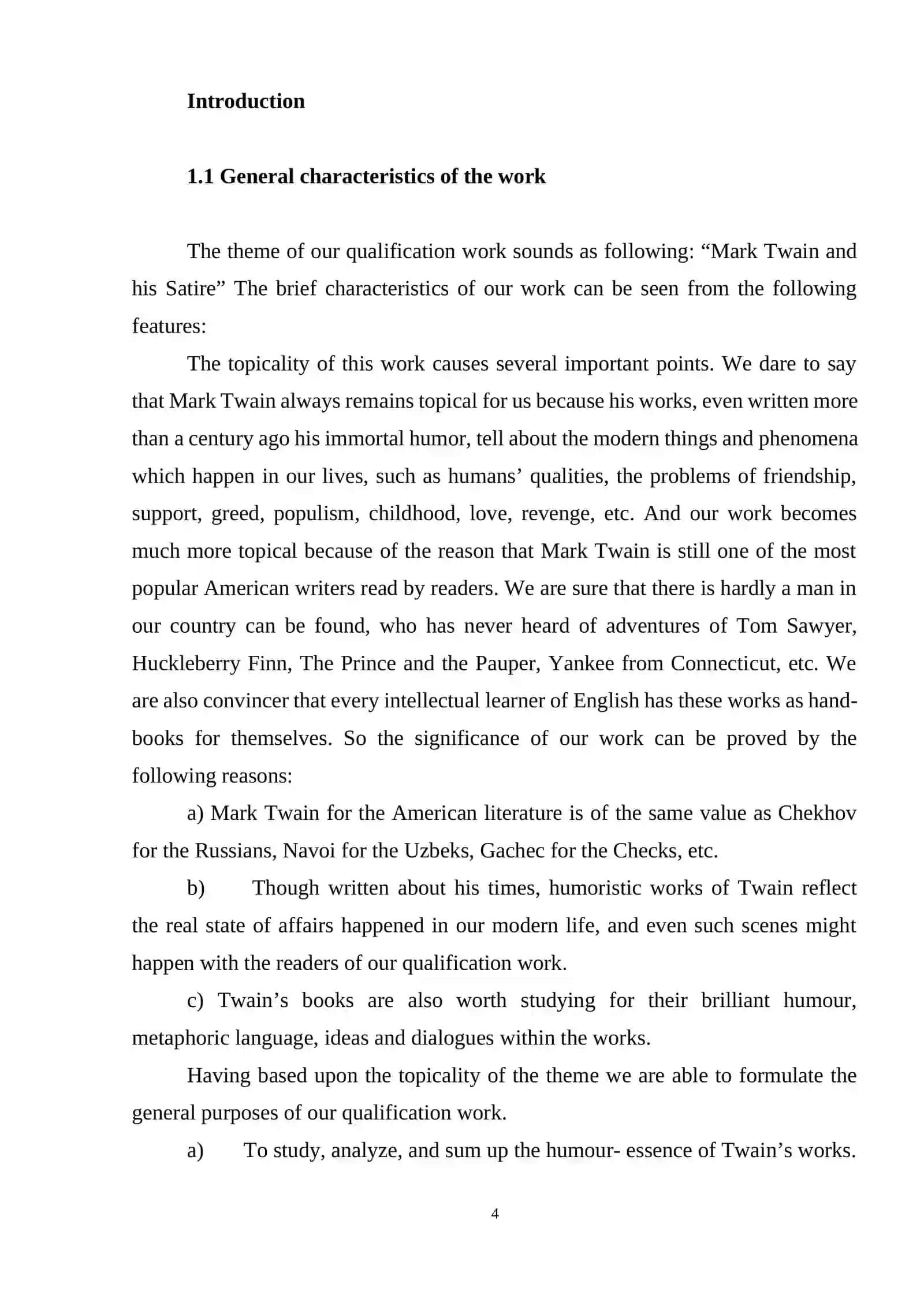 MARK TWAIN’S SATIRE 4