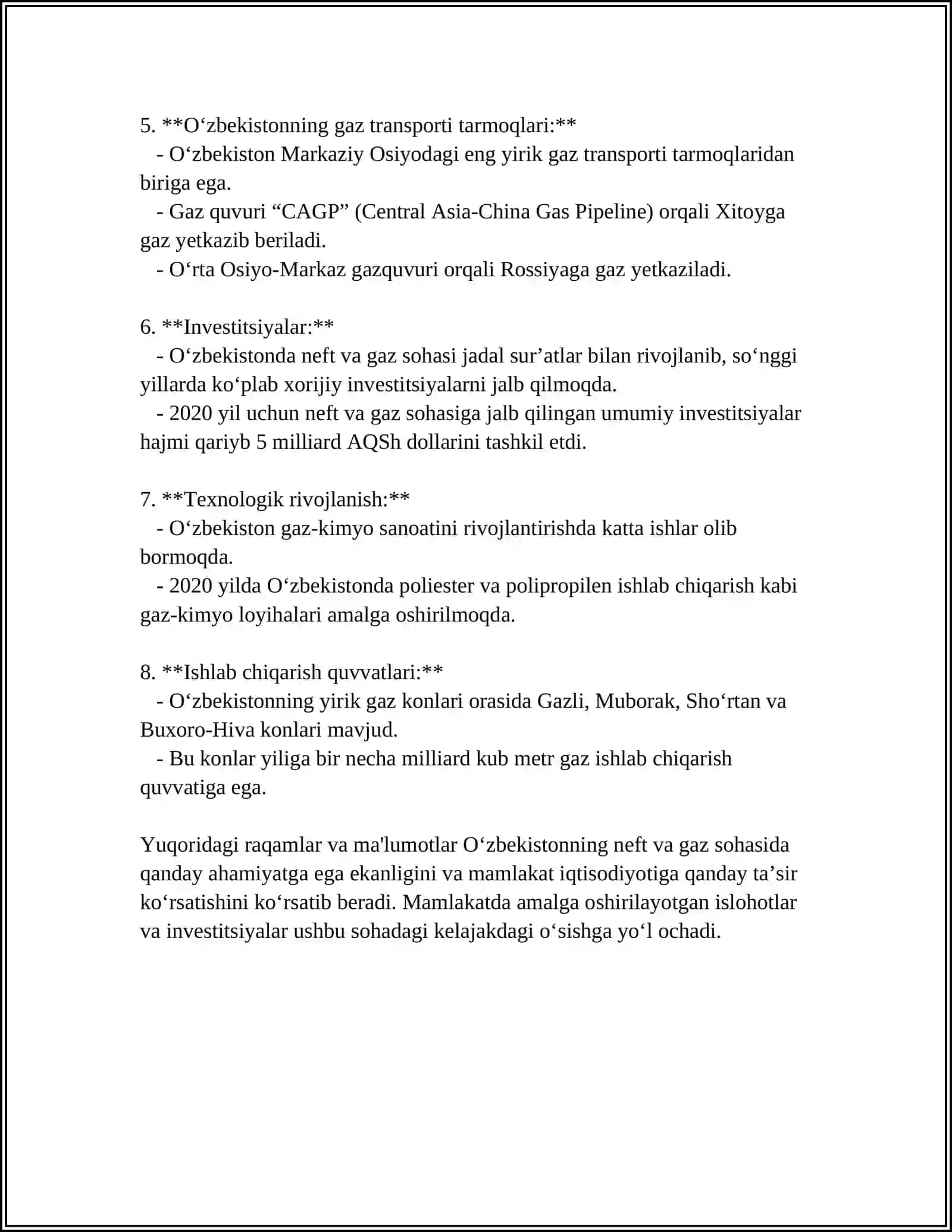 ПРИРОДНЫЕ БОГАТСТВО УЗБЕКИСТАНА 4