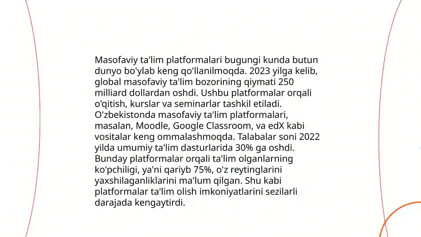 Talim jarayoniga qoyilayotgan zamonaviy talablar 4