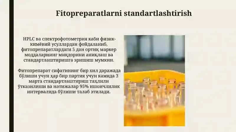 Fitopreparatlarni tayyorlash usullari 4