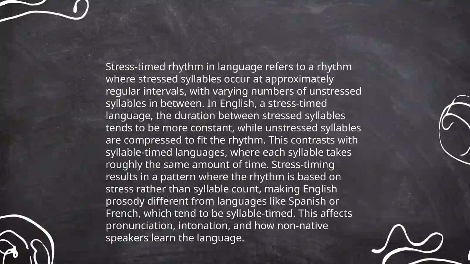 Accentual stricture of English 4