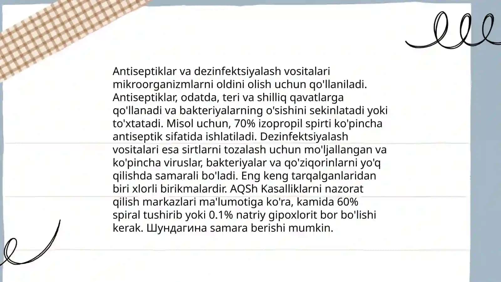 Infeksiya nazorati choralari 4