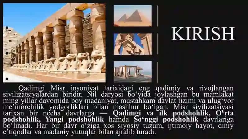 Qadimgi Misr davlatchilik tarixi 4