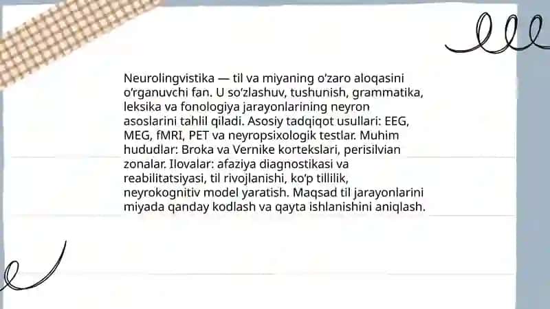 Tilshunoslikning yondosh yoʻnalishlari 4
