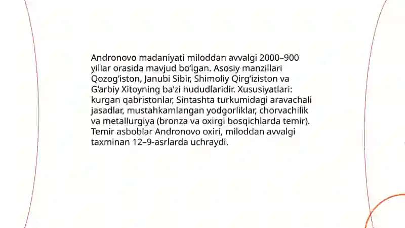 Oʻrta Osiyoning temir davr manzlgoxlar Muxtorov Tolmos 4