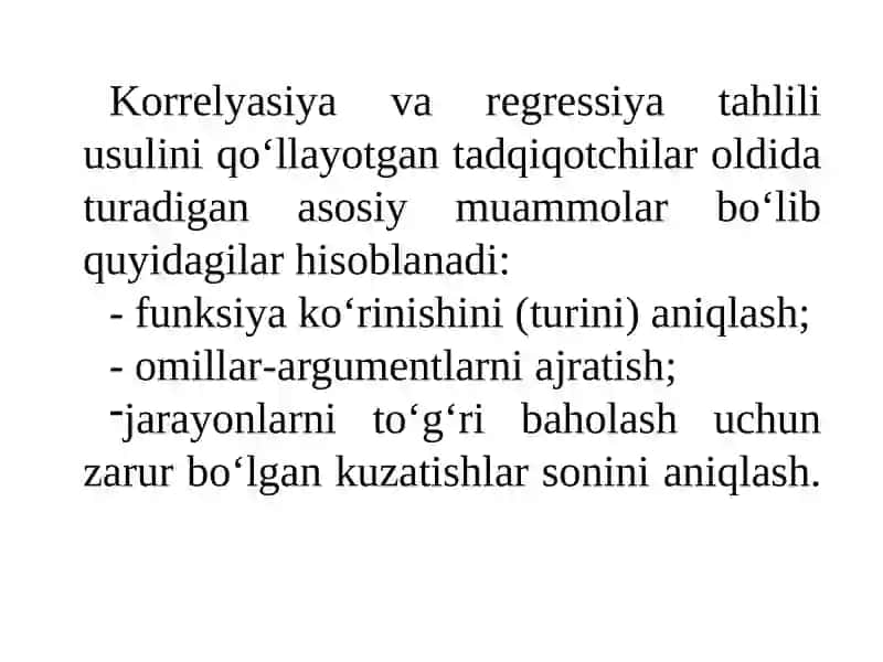 Koʻp omilli ekonometrik tahlil 4