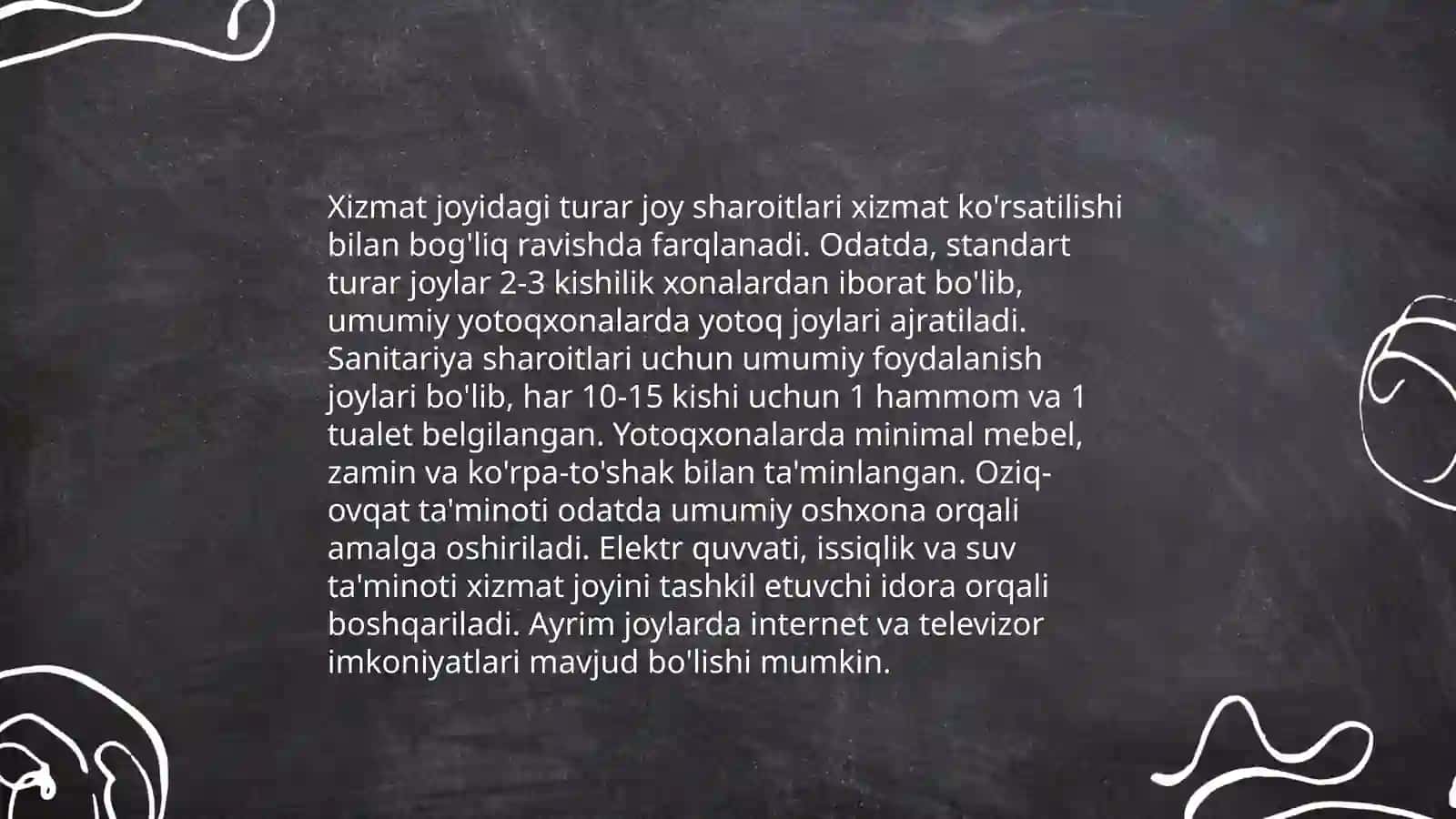 Harbiy xizmatchilarning mehnat sharoitlari 4