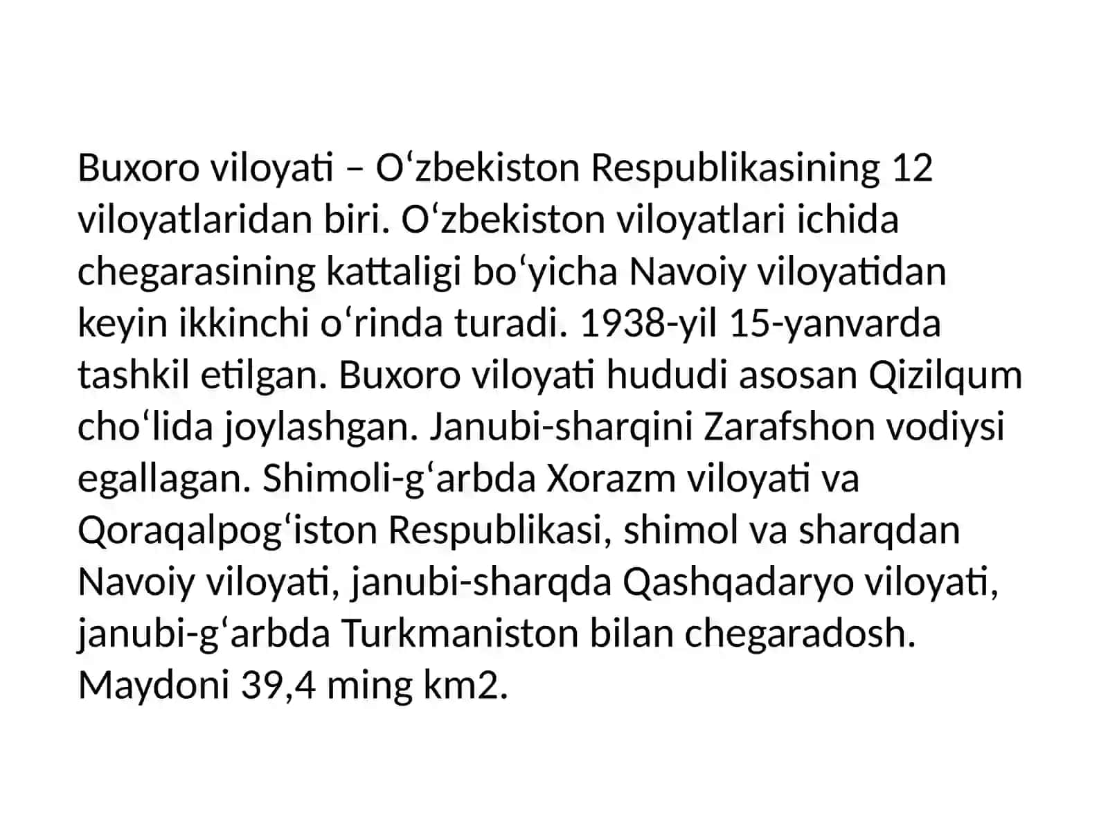 Buxoroviloyatining oʻrtavakichik shaharlari 4