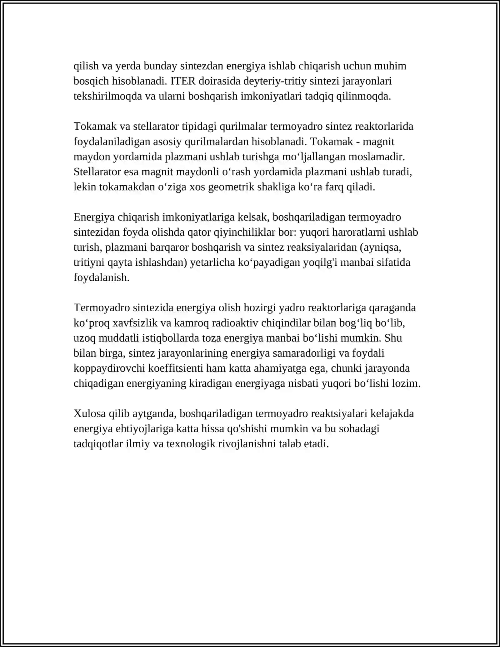 BOSHQARILADIGON TERMOYADRO REAKSIYALARI 4