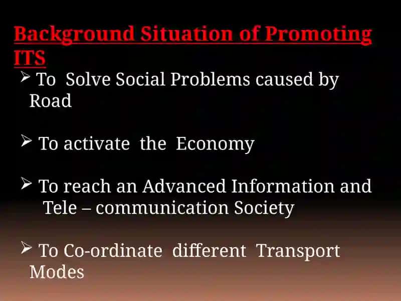 INTELLIGENT TRANSPORTATION SYSTEM 4