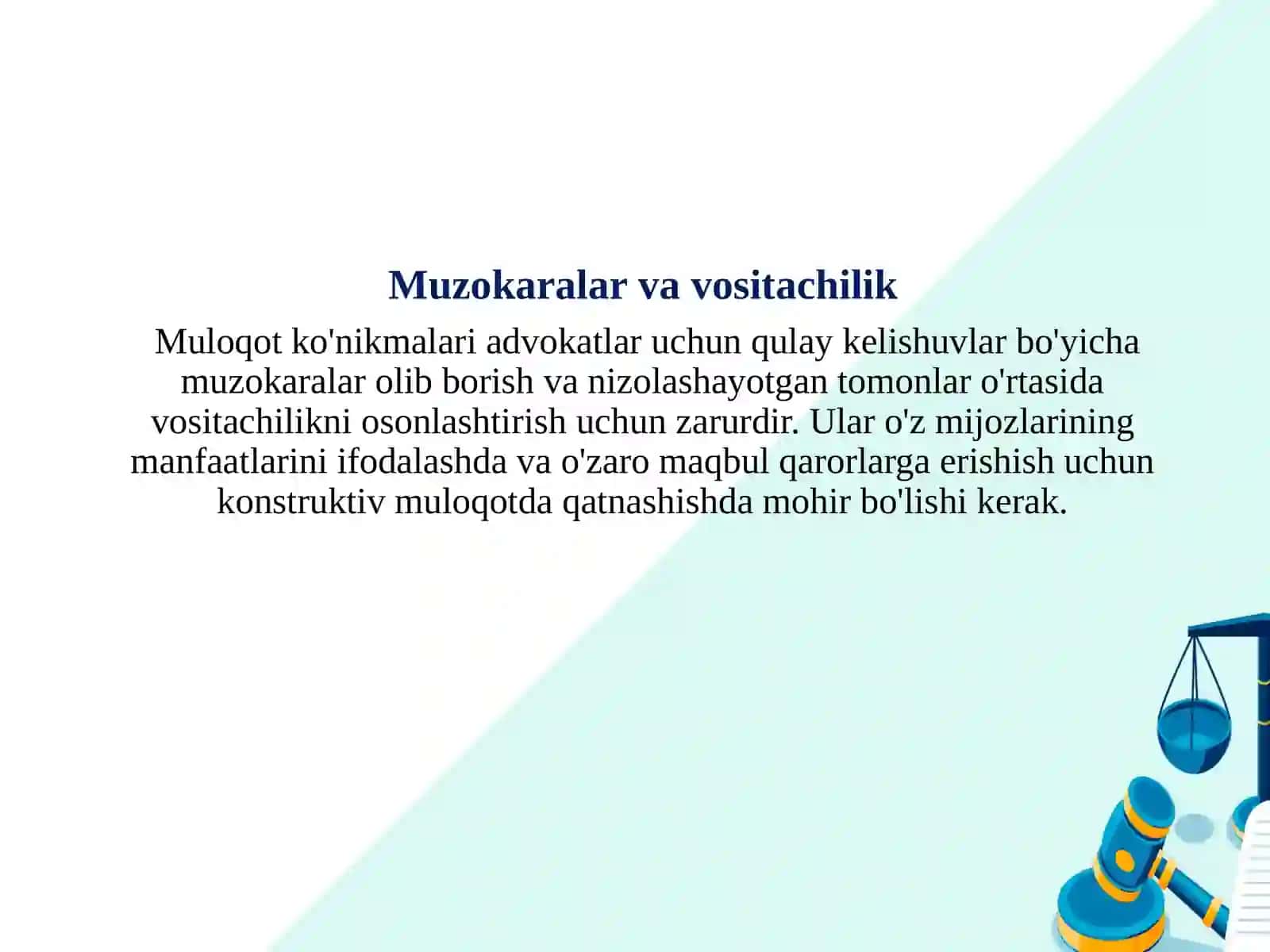 Yuristning kasbiy faoliyatida muloqotning o'rni 4