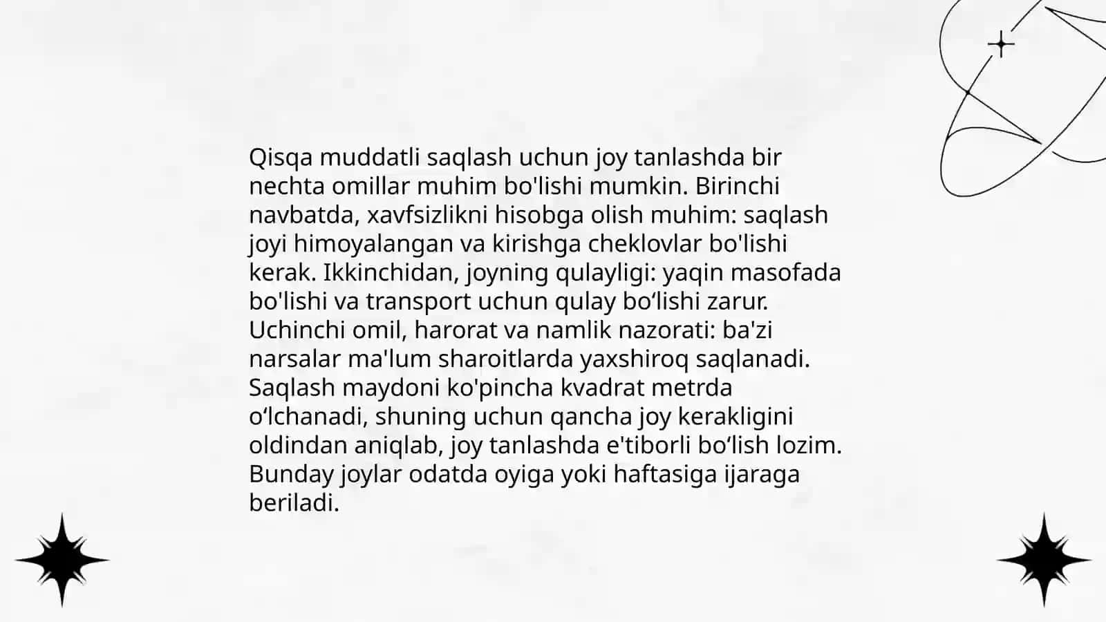 Avtomobil texnikalarini qisqa muddatli saqlashga 4