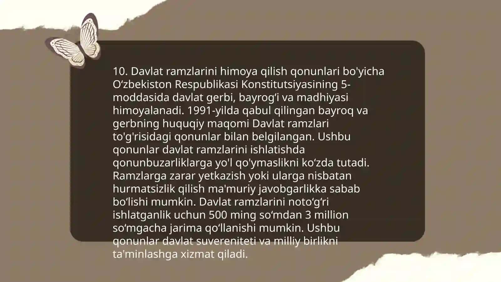 Davlat ramzlari va vatanparvarlik 4
