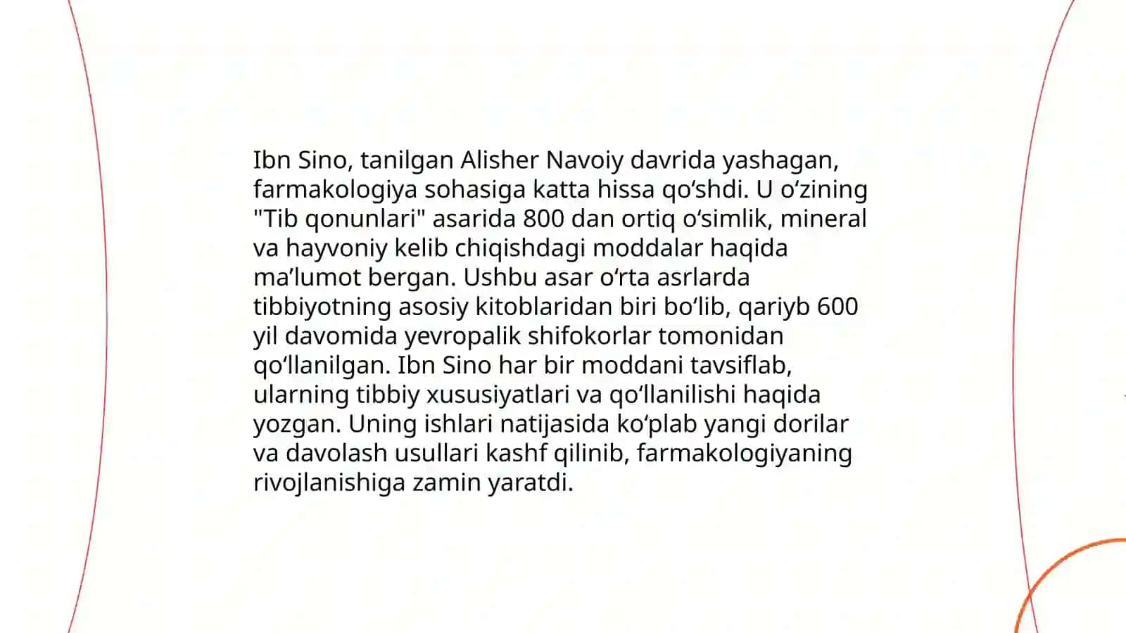Ibn Sino va "Tib qonunlari" 4