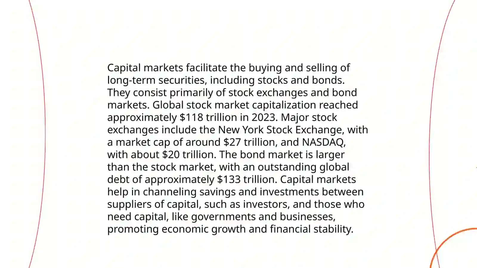 Structure of financial systems: financial markets, securities 4