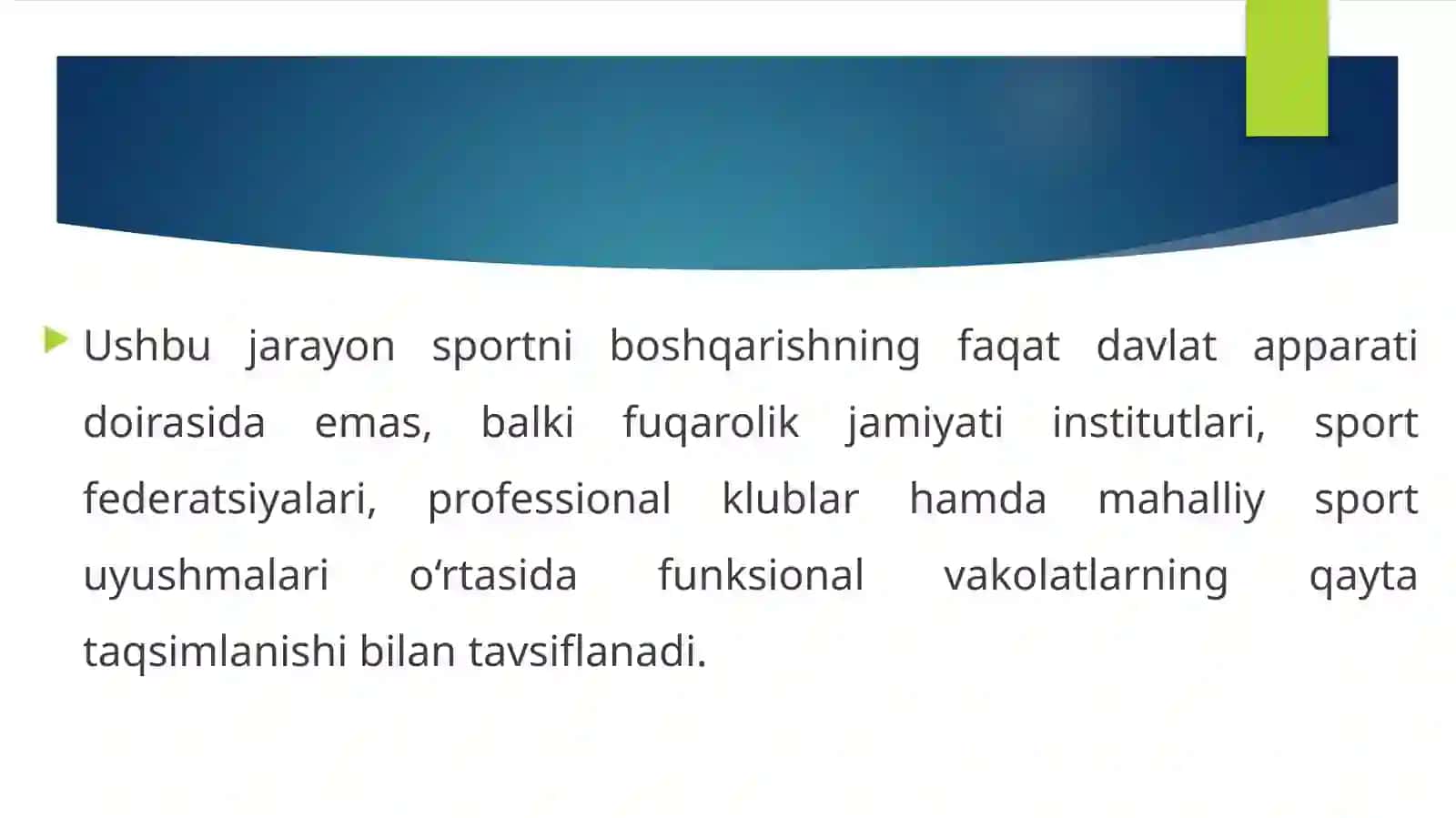 Zamonaviy sportni rivojlantirish 4