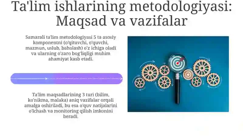 Tarbiyaviy ishlar metodikasini maqsad va vazifalari 4