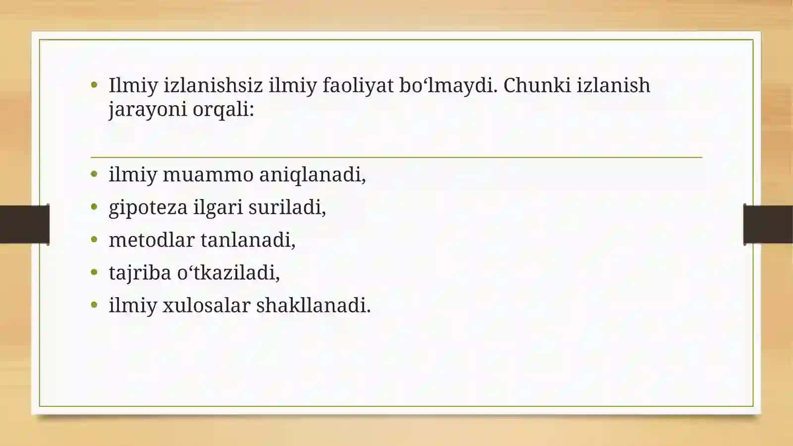 ILMIY FAOLIYATGA YO‘NALTIRILGAN ILMIY IZLANISH 4