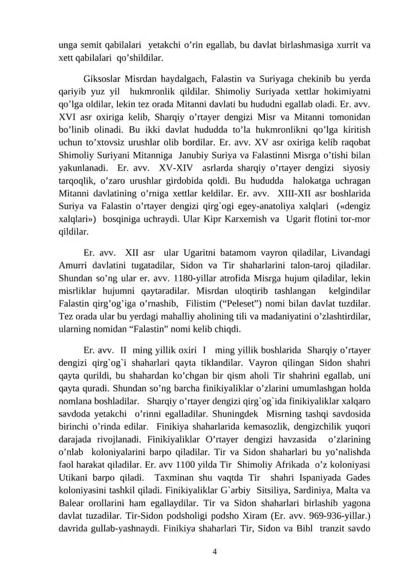 Qadimgi Sharqiy O'rta yer dengizi davlatlari 4