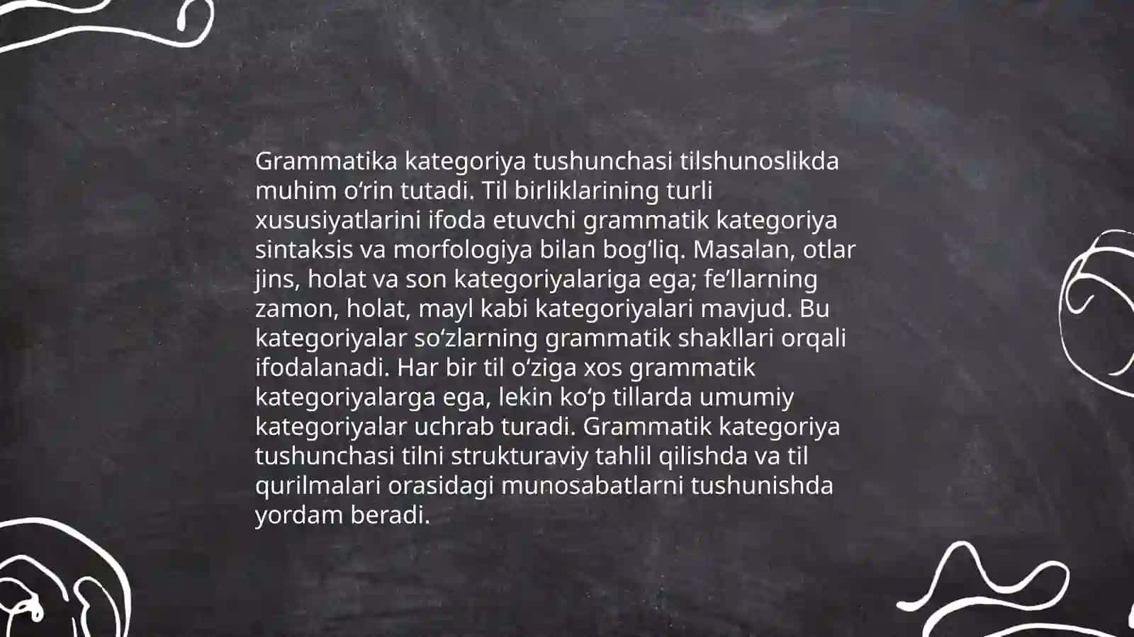 Gramatik ma'no hamda gramatik kategoriya 4