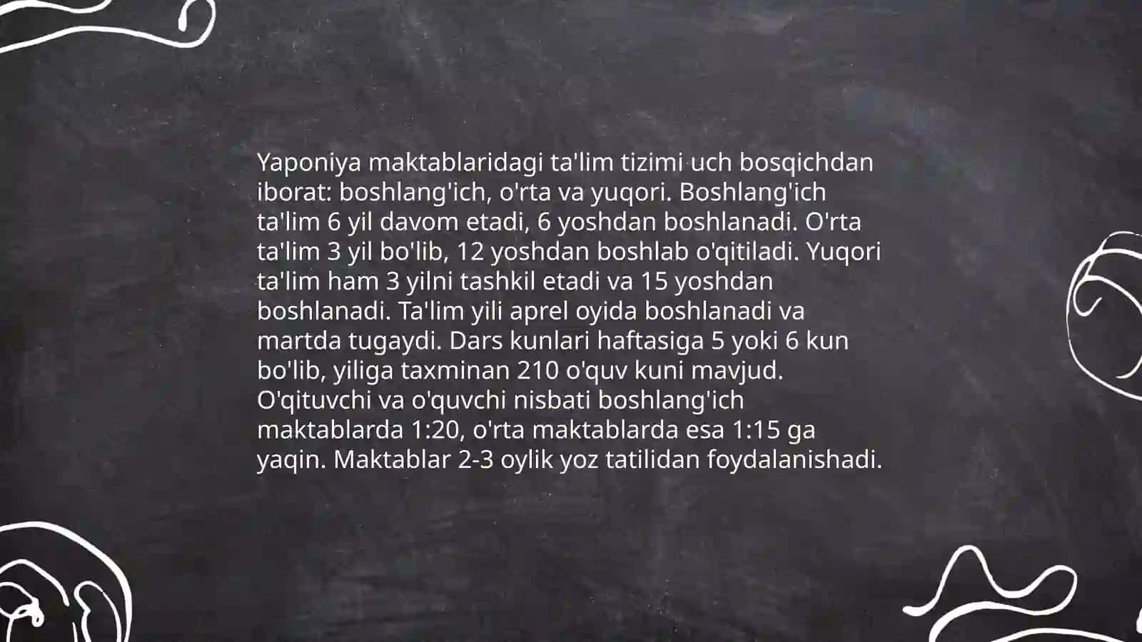 Yaponiya ta'lim tizimi 4