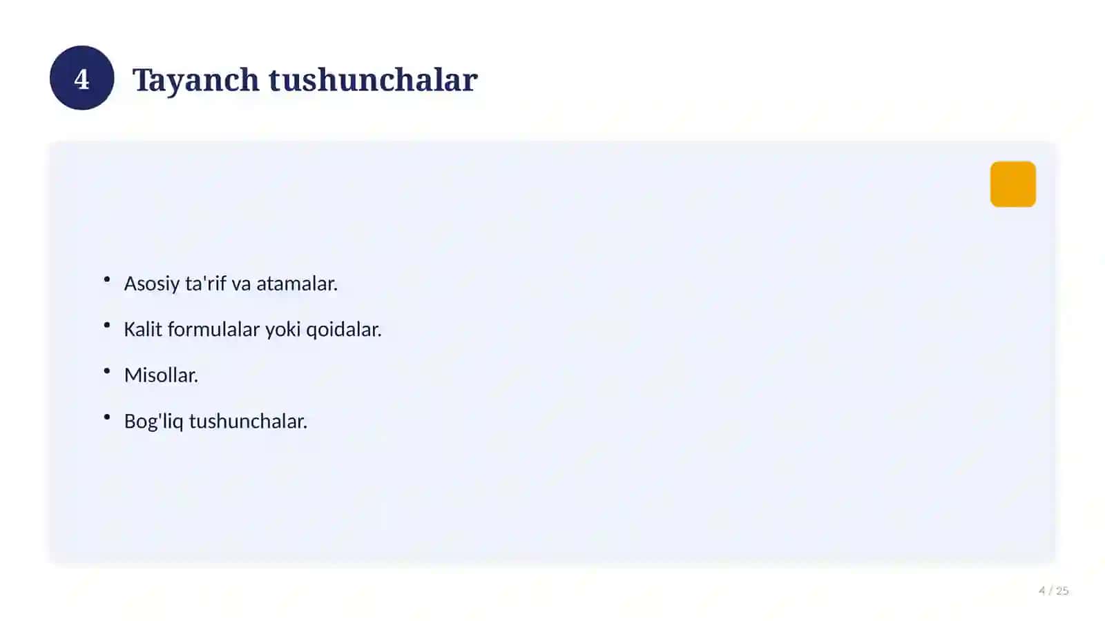 O'zbekiston tarixi fanidan 11-sinf: slayd-taqdimot (dars uchun) 4