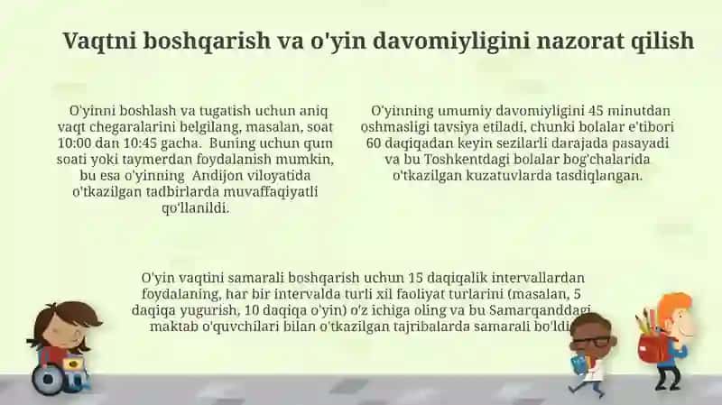 Harakatli oʻyinlarni tashkil etish va oʻtkazish usullari 4