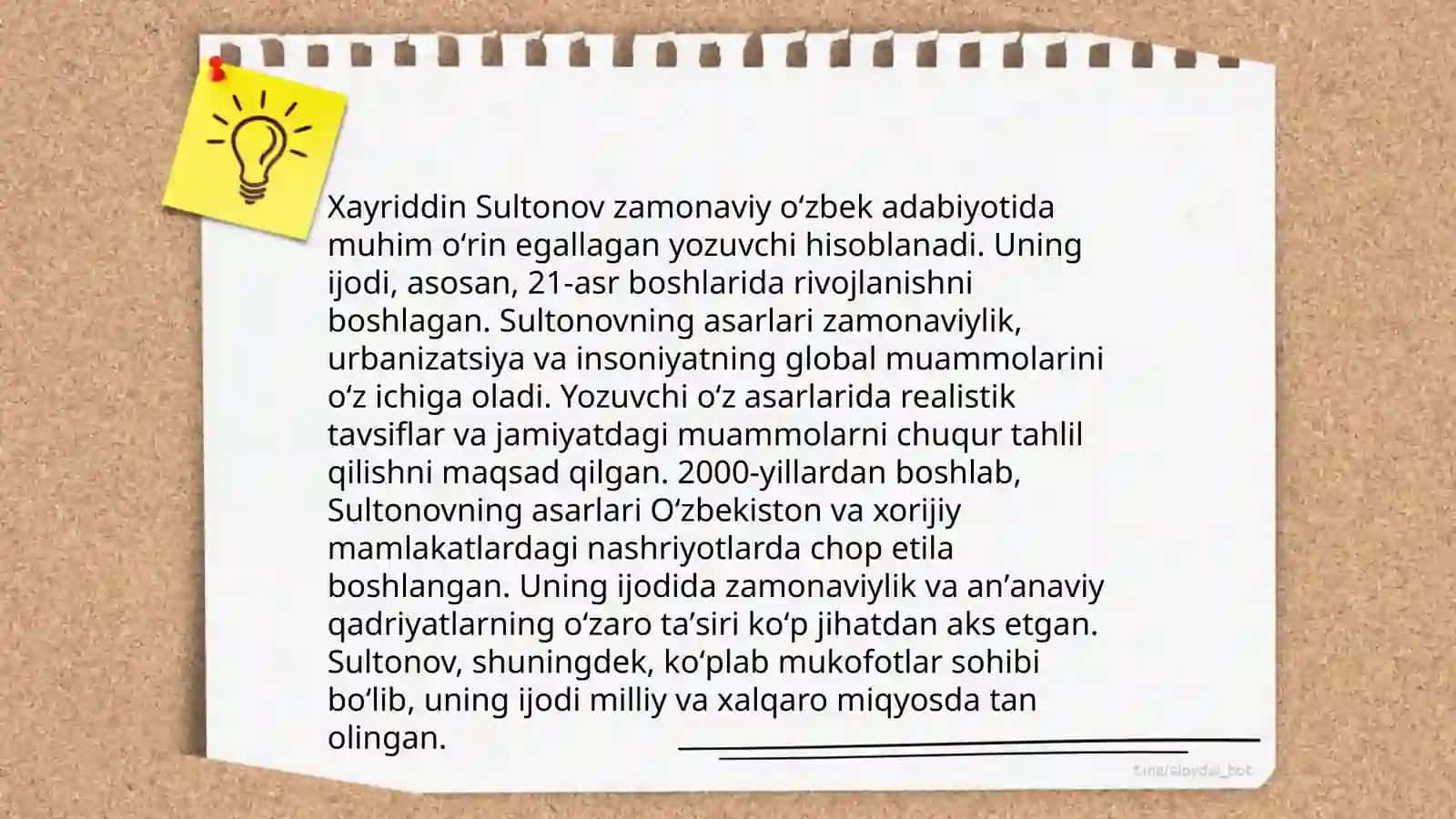 Xayriddin Sultonov asarlari 4