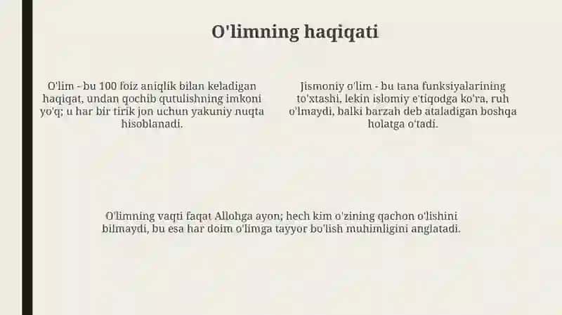 “O’lsang kim yig’laydi” 4