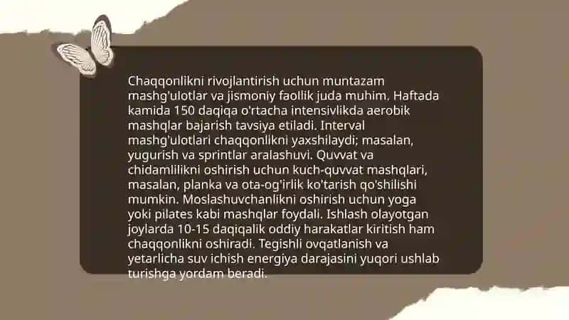 Jismoniy Sifatlar Tarbiyalash 4