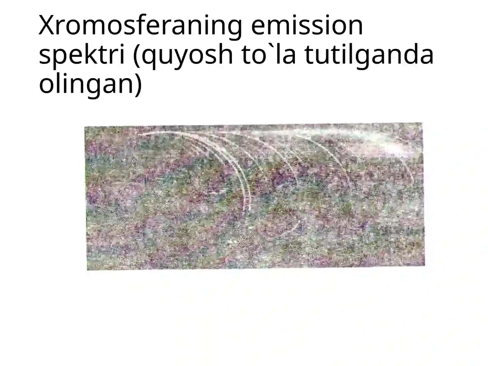 Quyosh xromosferasini o`rganish 4