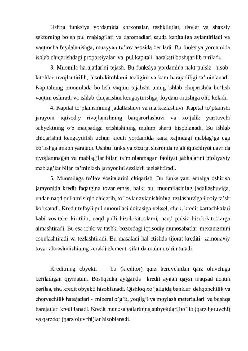 Alohida kredit turlari 4