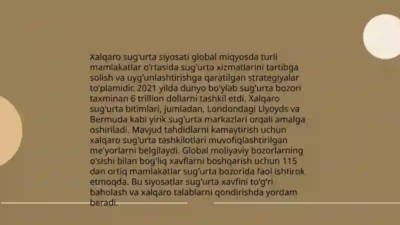 Global sug'urta bozori 4