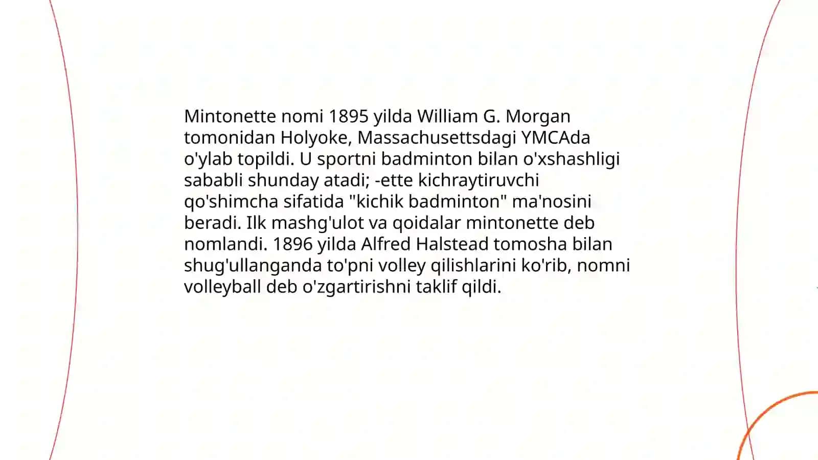 Voleybolning kelib chiqish tarixi 4