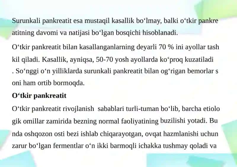 O‘tkir pankreatit 4