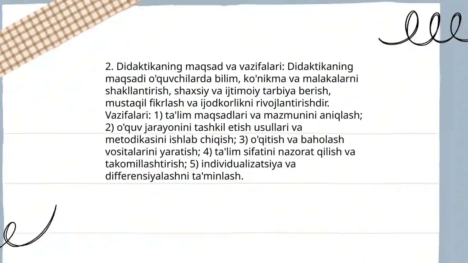 Didaktika haqida tushuncha 4