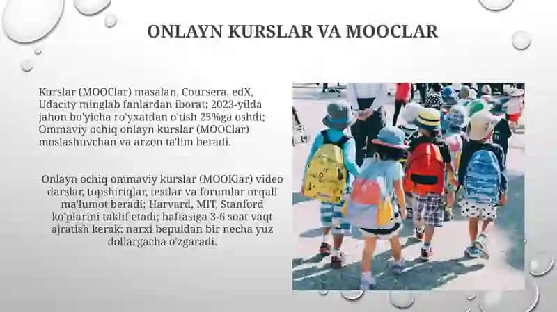 Ta’limni tashkil etishning zamonaviy shakllari 4