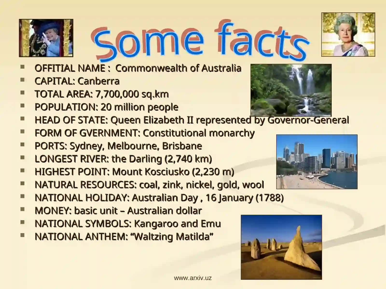 Welcome to Australia 4