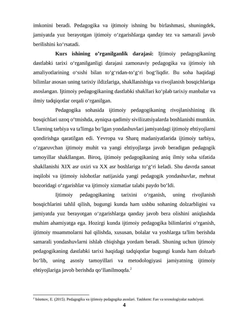 Ijtimoiy pedagogikaning dastlabki tarixi 4